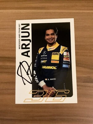 Arjun Maini Autogrammkarte DTM Motorsport - Bild 1 von 2