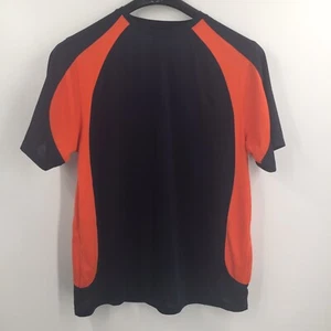 Camicia sportiva Boombah uomo taglia media blu e arancione ventilata manica corta - Foto 1 di 5
