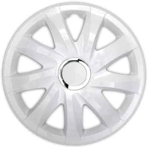 4x16" Embellecedores Cubiertas Rueda Vauxhall Vivaro Astra Meriva 16" BLANCO - Imagen 1 de 3