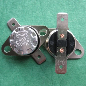 2pcs KSD301 110°C / 230°F Degree Celsius N.C. Temperature Switch Thermostat - Picture 1 of 4