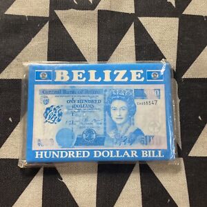 BELIZE FRIDGE magnet Hundred dollar bill
