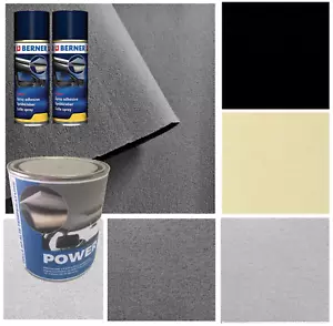 Kit rivestimento tessuto cielo tetto auto colore nero beige grigio - Afbeelding 1 van 10