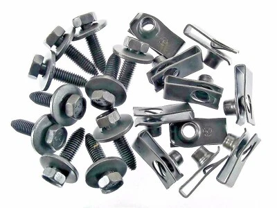 Body Bolts & U Nuts For Toyota M8-1.25 x 30mm Long- 13mm Hex #1888 (1899/1926) - Image 1 of 4
