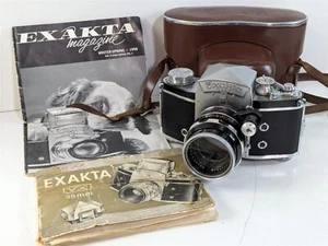 Ihagee Exakta VX IIa 35mm Spiegelreflexkamera mit Xenon 50mm f/1.9 mit Tasche - Bild 1 von 24