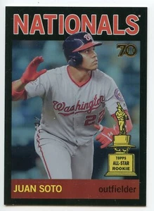 2021 Topps All-Star Rookie Cup BLACK FOIL Image Variation JUAN SOTO #10/10 - Picture 1 of 1