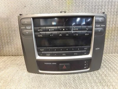 Lexus IS Radio Head Unit Climate Control Panel is Mk2 2005-2013 USED 55412-53050 - Image 1 of 4