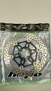 Hope Moto V2 Floating 183mm 6 Bolt Disc Brake Rotor - Black/ Silver Retro MTB DH - Picture 1 of 10