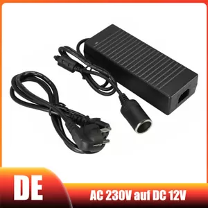 AC 220V auf DC 12V KFZ Spannungwandler Netzadapter Zigarettenanzünder 15A 180W - Bild 1 von 7