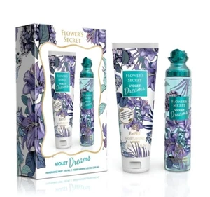 Flower's Secret Violet Dreams SET Fragrance Mist & Moisturizing Lotion 250ml ea - Picture 1 of 1