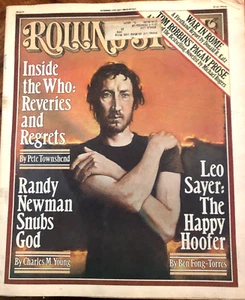 PETER TOWNSEND Rolling Stone Magazin 17. November 1977. Ausgabe 252 - Bild 1 von 1