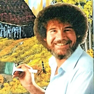Bob Ross RUSTIC BARN 300-pc JIGSAW PUZZLE 14X11"  - Picture 1 of 7