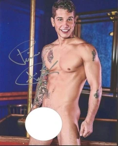 GAY ADULT MODEL PIERRE 8x10 PHOTO SIGNATURE NUDE - Bild 1 von 1