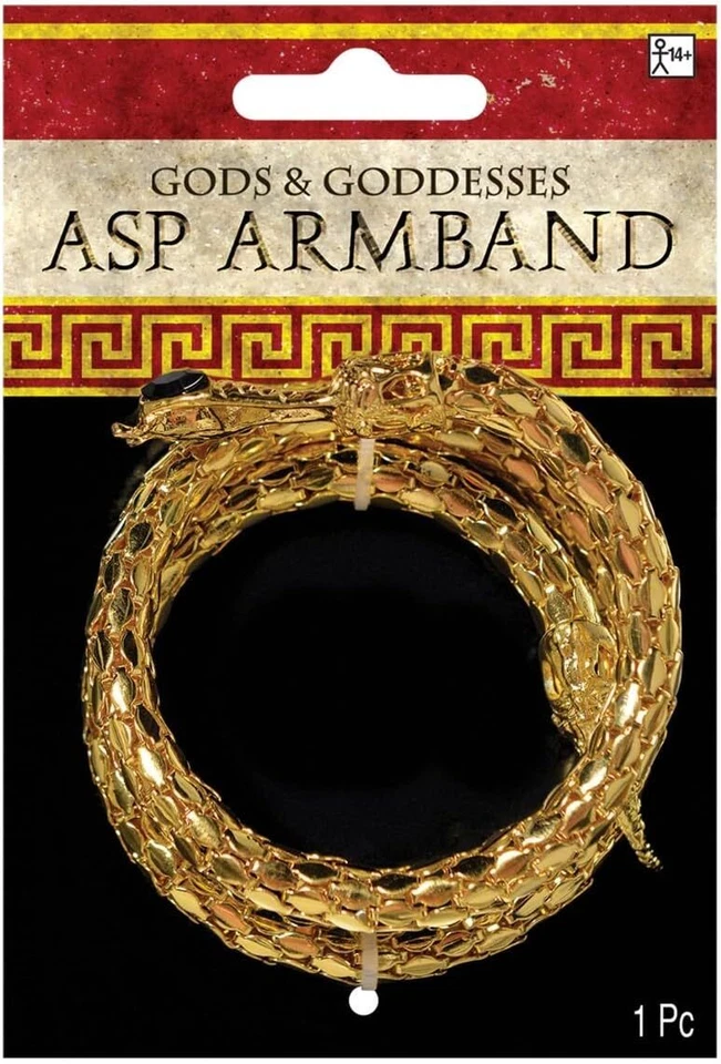 Amscan Serpent Snake Egyptian Cleopatra Armband Bracelet 80414334