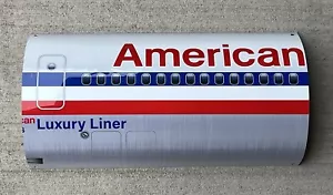 American Airlines Silver Line Boeing DC Mcdonnell Douglas Curved Side Airplane - Picture 1 of 9