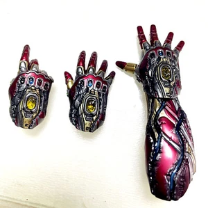 1/6HotToys HT MMS543D33 Iron Man Mark 85 Battle Damage Gauntlet Avengers Endgame - Picture 1 of 5