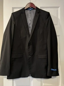Boy's Black Perry Ellis Suit Jacket Formal Size 20(38)new Blazer - Picture 1 of 8