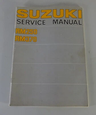 Manual De Taller / Manual De Servicio Suzuki RM 250 / RM 370 Fecha 03/1976 - Imagen 1 de 2