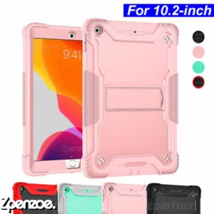 Case For 8th 9th Gen 10.2" 2020 2021 Shockproof Armour Hybrid Kickstand Cover - Picture 1 of 16