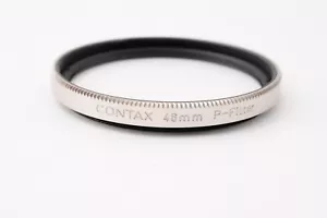 Near MINT Contax 46mm P-Filter Protective Camera Lens Filter Silver From Japan - Picture 1 of 11