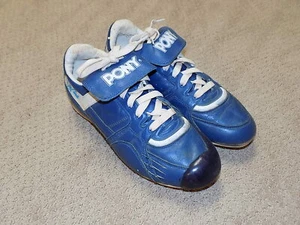 David Cone Game Worn Signed Pony Cleats New York Mets Yankees Royals - Picture 1 of 5