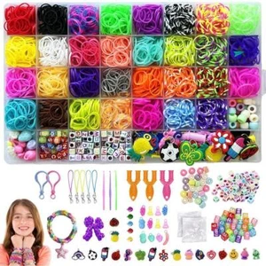 Loom Bänder Gummibänder Set Für Armbänder Loops Gummis Loom Bänder - Bild 1 von 9