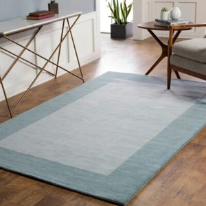 Solid Plain Nz Wool Latest Hand Tufted Carpet Area Rug - Picture 1 of 5