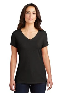 3 Pack Of District DM1350L Womens Perfect Lightweight Tri Extra Soft T-Shirt - Picture 1 of 24