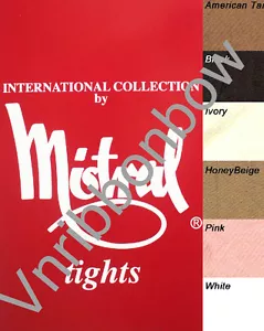 Aldult Children Mistral Ballet Dance Tights Honey Beige Pink Tan White Economy - Picture 1 of 7