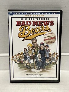 Bad News Bears Full Screen Special Collectors Edition DVD Billy Bob Thornton - Picture 1 of 4