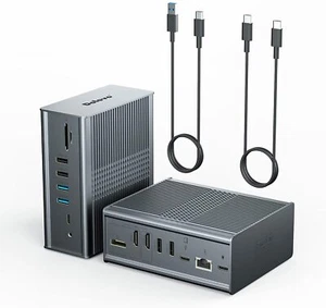 Station d'accueil universelle pour ordinateur portable USB C écran 5K avec 6 ports USB L642fb - Photo 1/6