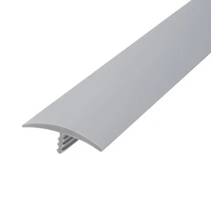 Outwater Plastic T-molding 1-1/4 Inch Dove Grey Flexible Polyethylene Center - Picture 1 of 7