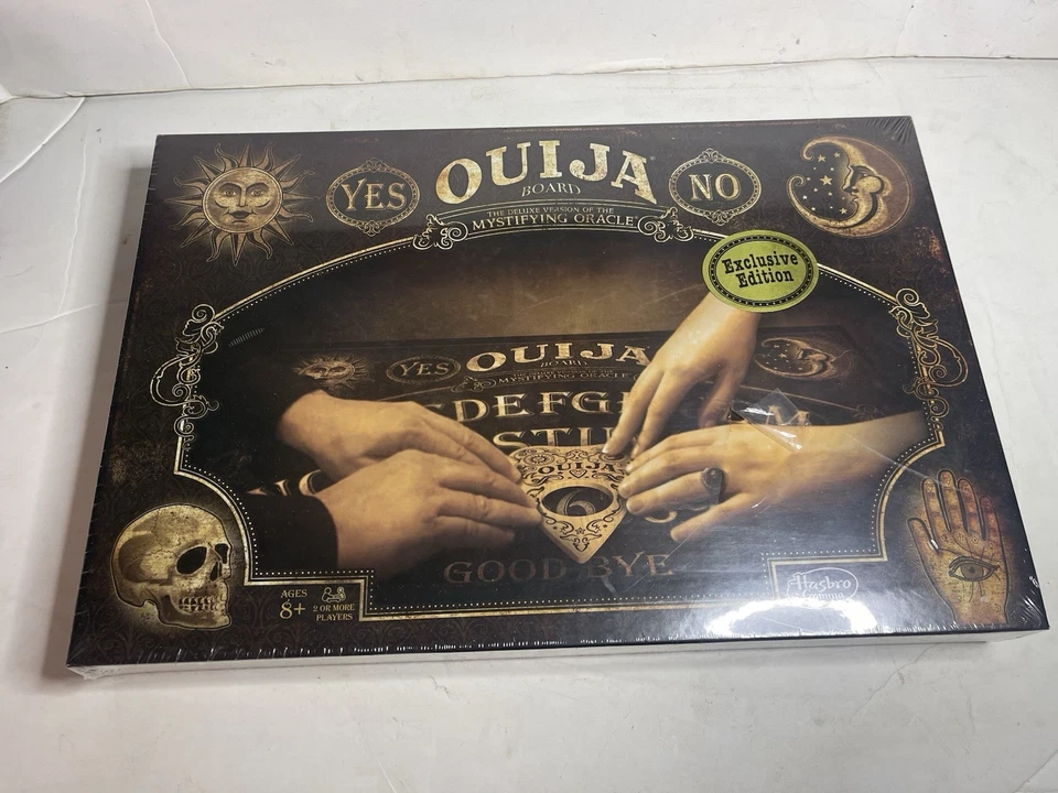 Ouija Board Edition Wood Planchette Hasbro Gaming Halloween