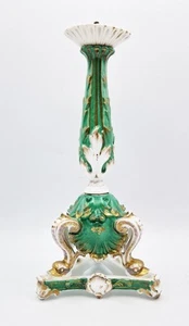 19TH CENTURY FRENCH PARIS PORCELAIN ROCOCO STYLE CANDLESTICK c1820 JACOB PETIT - Picture 1 of 11