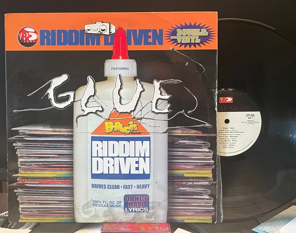 RIDDIM DRIVEN: Glue, V.A. Reggae / Dancehall 2 LP NM/VG+, VP Records 2002 - Image 1 of 1