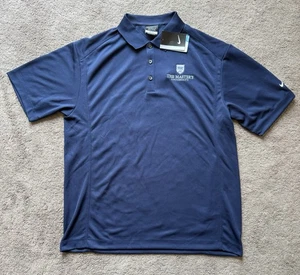 Nike Golf Polo Herren Large Blau Dri-Fit The Master’s University 267020-410 Neu - Bild 1 von 10