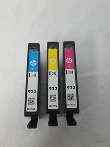 Cartuccia di inchiostro HP 923 magenta, ciano, giallo vuota. Confezione da 3 - Foto 1 di 5