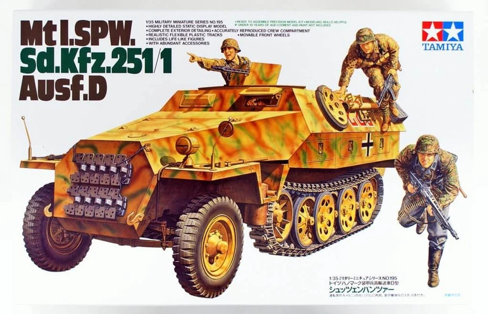 Tamiya - 35195 - Maquette - SD KFZ 251 / 1 Ausf D - Echelle 1 35