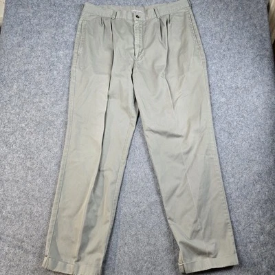 Vintage Bugle Boy Pants Mens 42x32 Pleated Chino Relaxed 90s Y2K Baggy Skate - Image 1 of 4