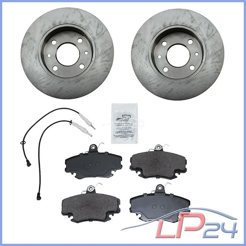 2x DISQUE + 4x GARNITURE DE FREIN AVANT PLEIN Ø238 POUR RENAULT MEGANE 1 96-99 - Photo 1/1