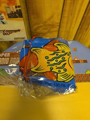 Vintage 1993 Barney the Dinosaur Shower Curtain - Perfect Condition - Not In Box - Image 1 of 2