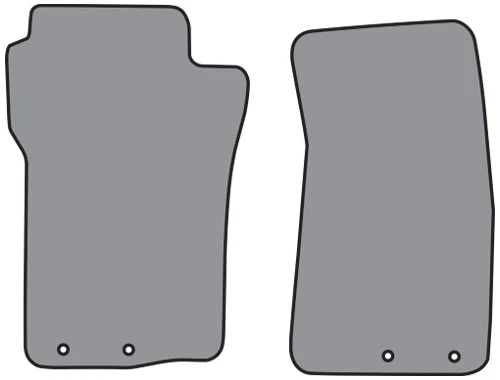 Tapete Ford Explorer Sport Trac Cutpile 2001-2005 tapete primeira fila 2 peças - Imagem 1 de 1