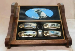 Wild Wings Knife Collection with wood display China - Picture 1 of 8