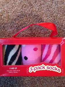 NEU Gymboree Wild One 3er Pack Socken ab Größe 8 - Bild 1 von 5