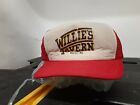 Vintage Willie's Tavern Advertising Walton Nebraska Trucker's Hat Cap