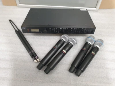 Shure ULXD4Q 4 FACH FUNKSTRECKE 4 x ULXD2 Handheld SM58 & Beta87a 1492-1525Ghz - Bild 1 von 4