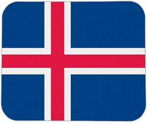 Almohadilla de ratón con bandera de Islandia - Imagen 1 de 3