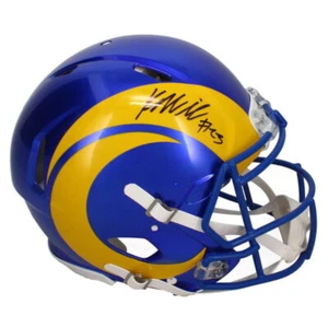 Kyren Williams Autographed Los Angeles Rams Authentic Speed Helmet Beckett - Picture 1 of 3