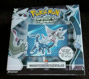 Pokemon Diamond And Pearl Palkia & Dialga 100 Piece Puzzle, Pressman 2007 - NEW - Picture 1 of 2