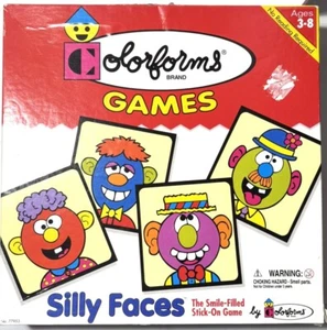 Vintage Colorforms SILLY FACES Game 2009 Missing 6 Colorforms Pieces - Picture 1 of 4