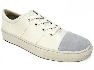 Via Spiga Damen Sybil Cap Toe Low-Top Sneaker milchweiß Leder Größe 9 M - Bild 1 von 6